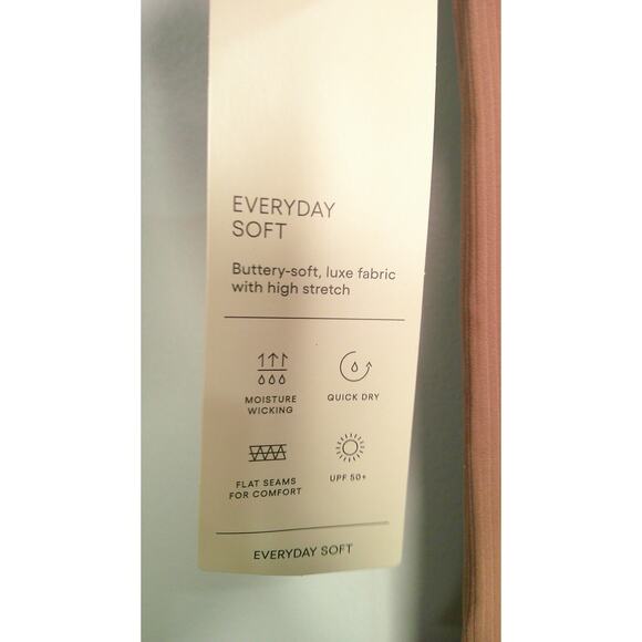 All in motion Everyday Soft High Rise 7/8 Length Ribbed Leggings Light Brown L - Picture 4 of 9